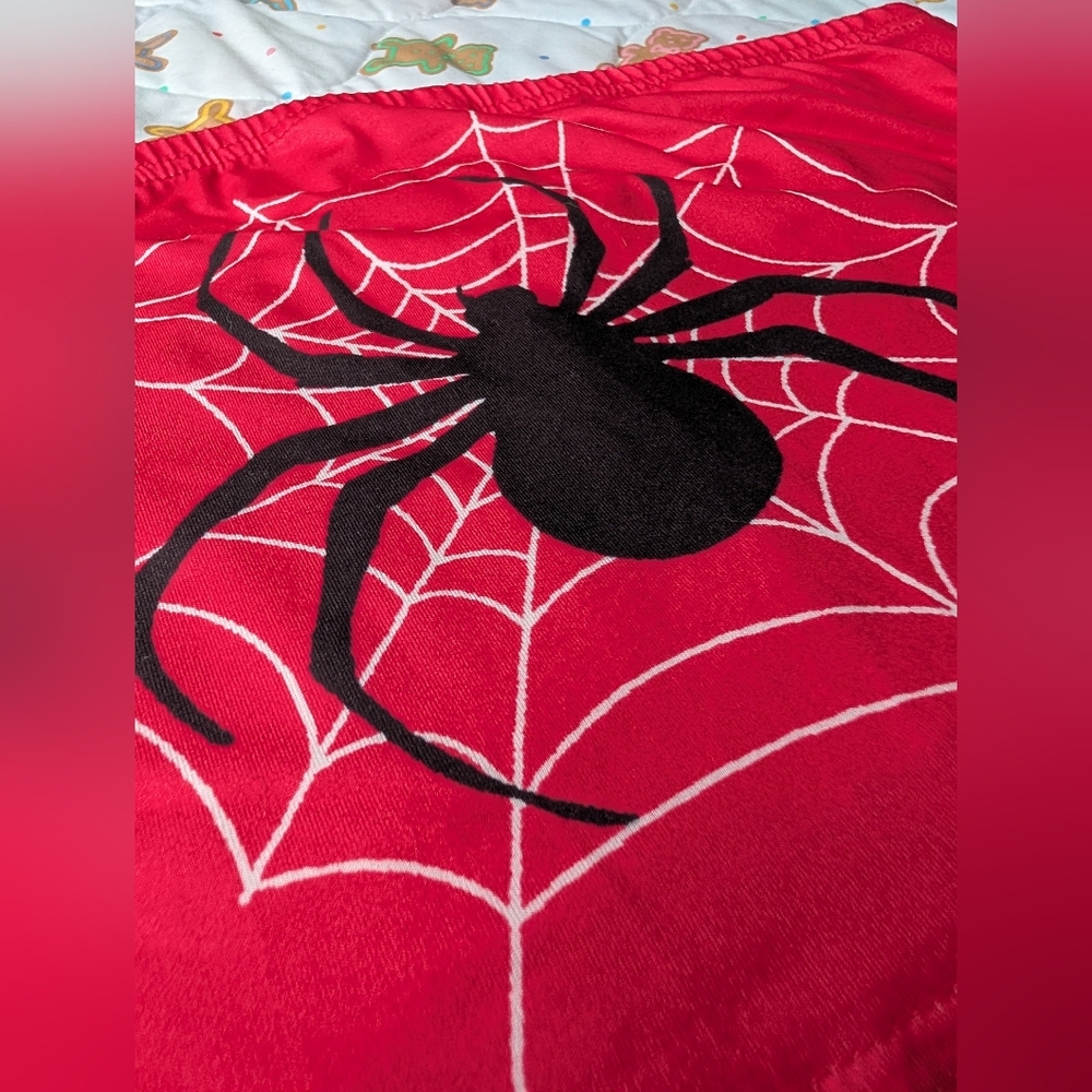 Tube Top / Red Spider Web Crop Top / Bandeau Top / Spider Crop Top - Picture 5 of 7